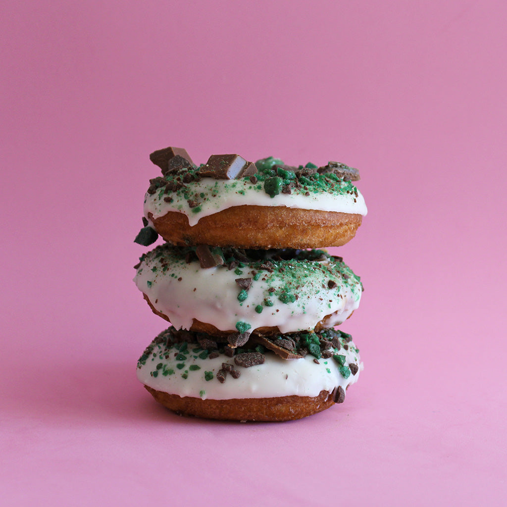 Peppermint Crisp Donut