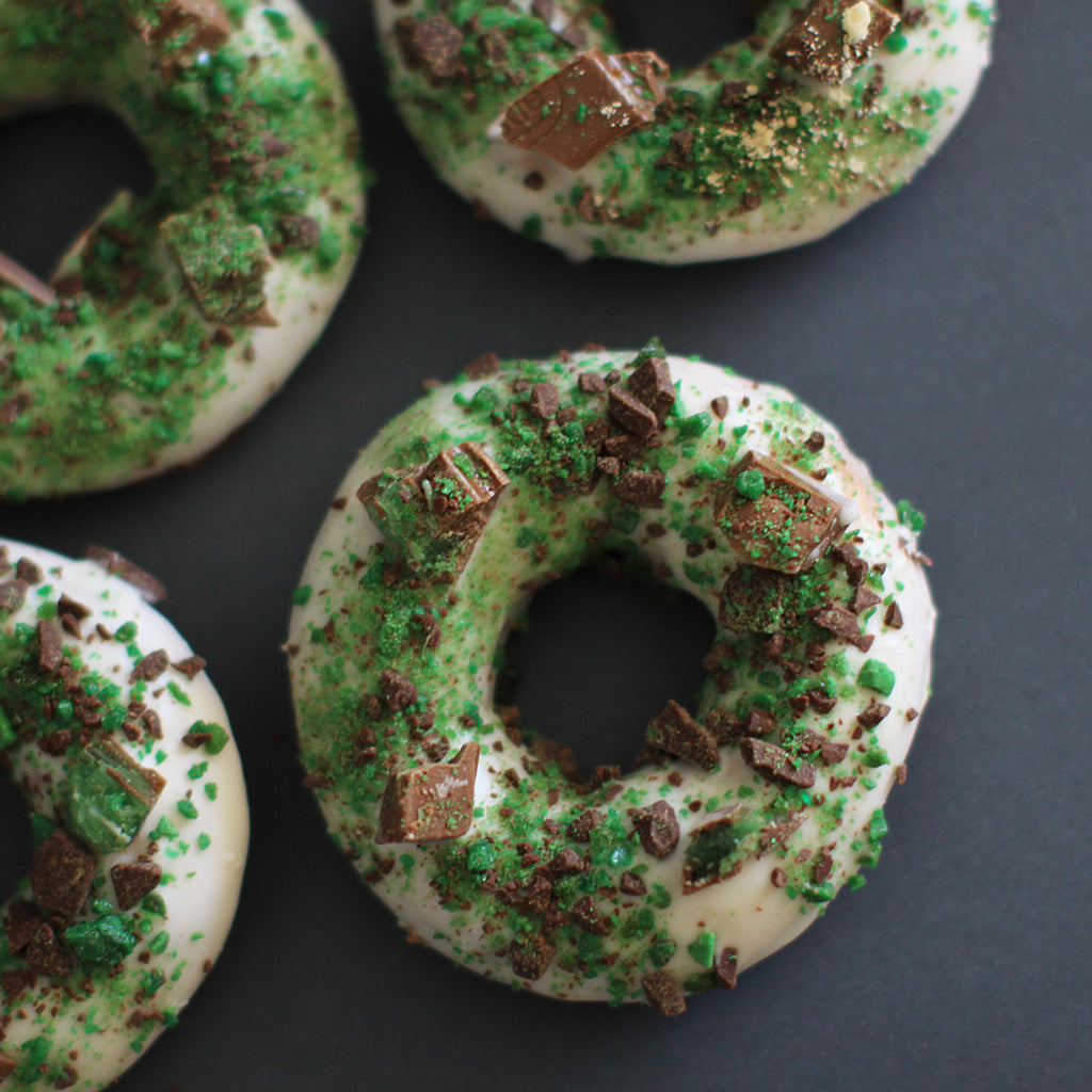 Peppermint Crisp Donut
