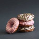 Striped Chocolate Donut