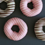Striped Chocolate Donut